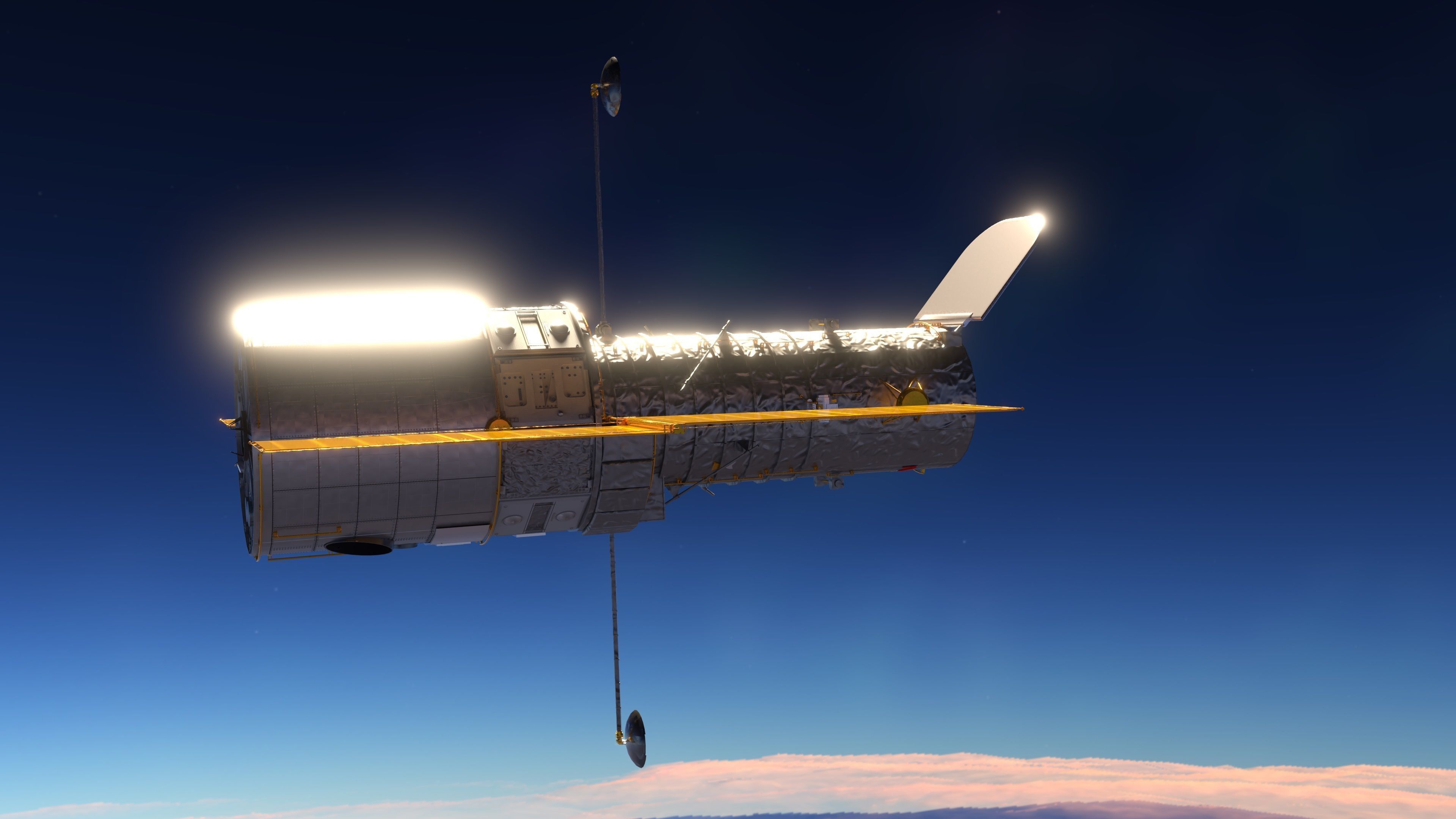 NASA Hubble Space Telescope High Poly 3D model_3