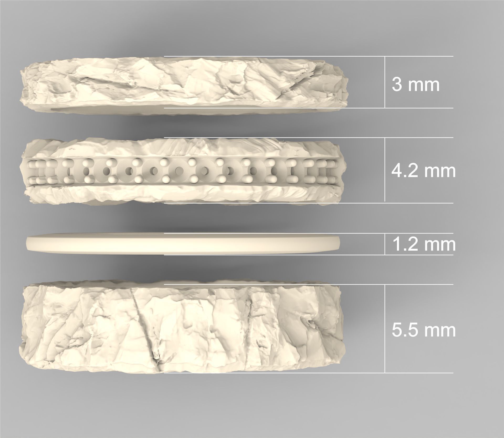 Rolling stones set 3D print model_11