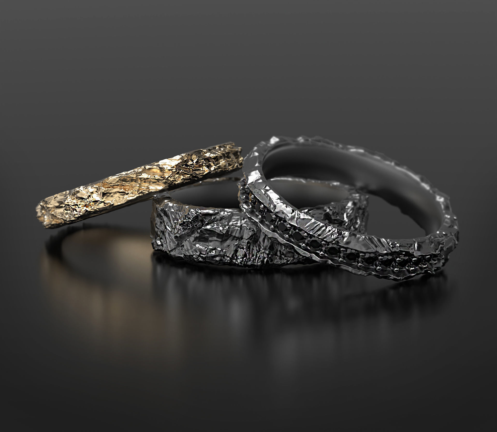 Rolling stones set 3D print model_5