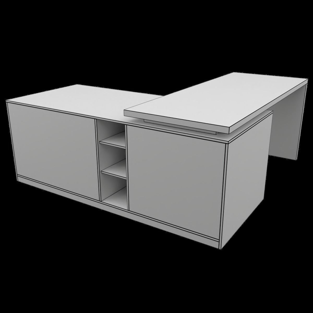 BOSS MESA C BALCAO Free 3D model_3