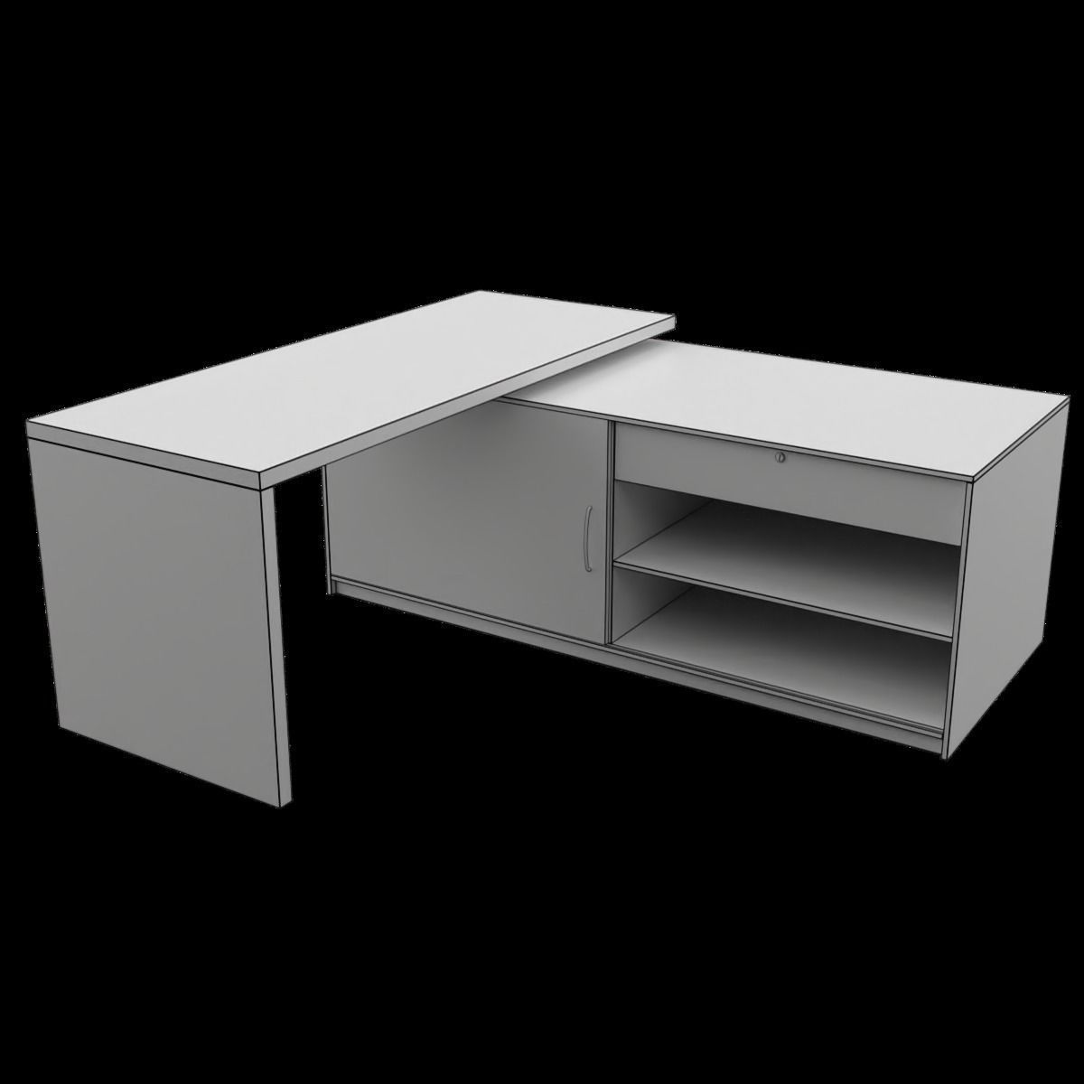 BOSS MESA C BALCAO Free 3D model_5