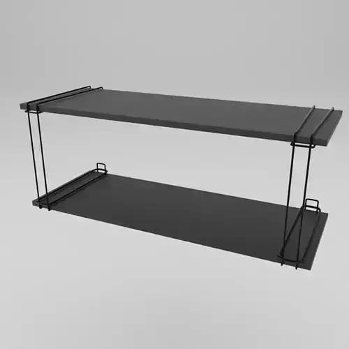 HOOG PRATELEIRA DUPLA 3D model