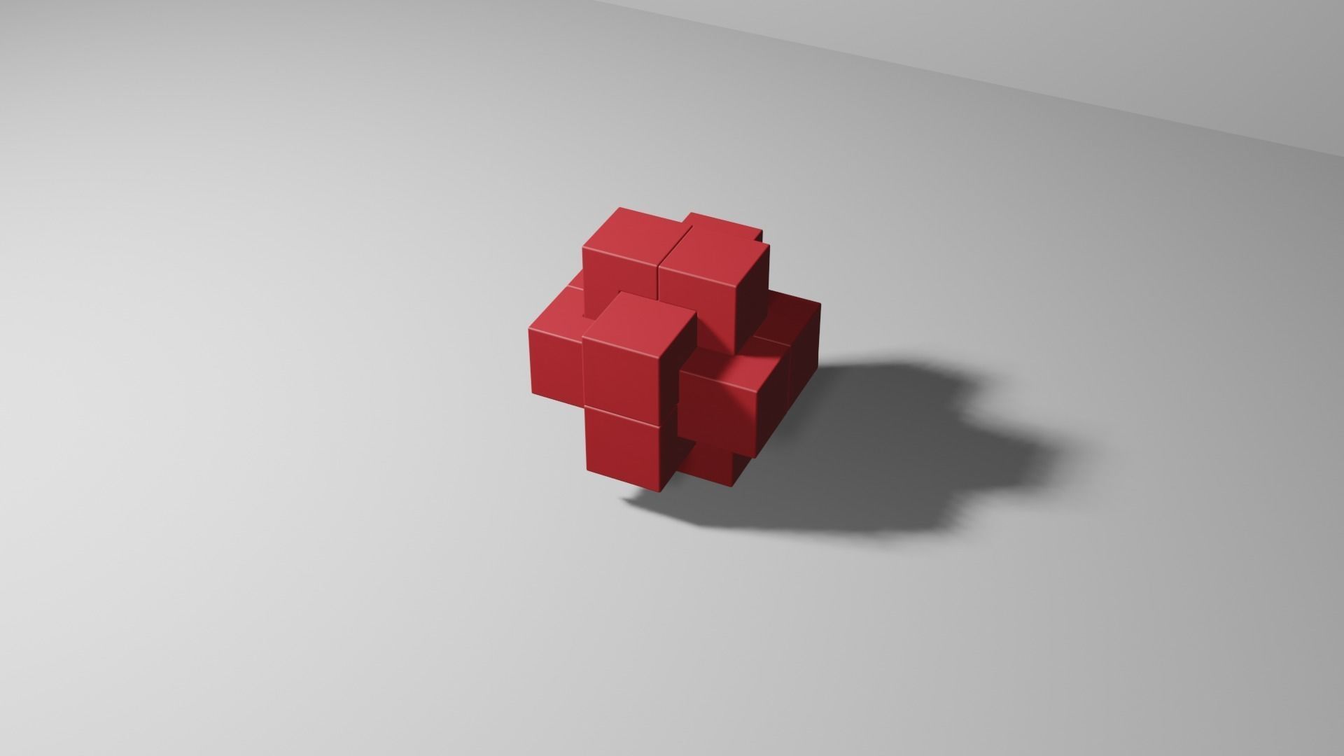Logic 3D Burr Puzzle 3D print model_3