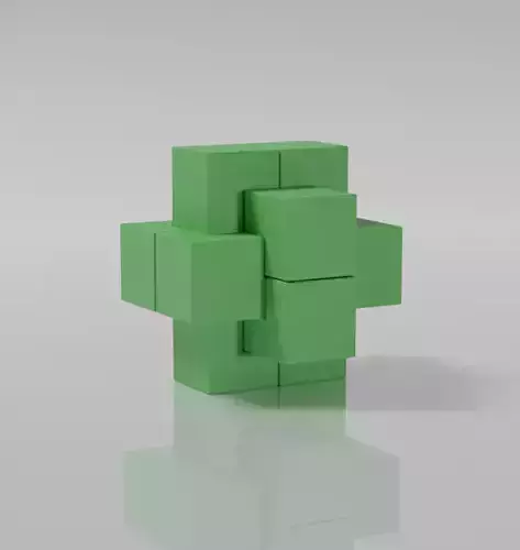 Logic 3D Burr Puzzle 3D print model
