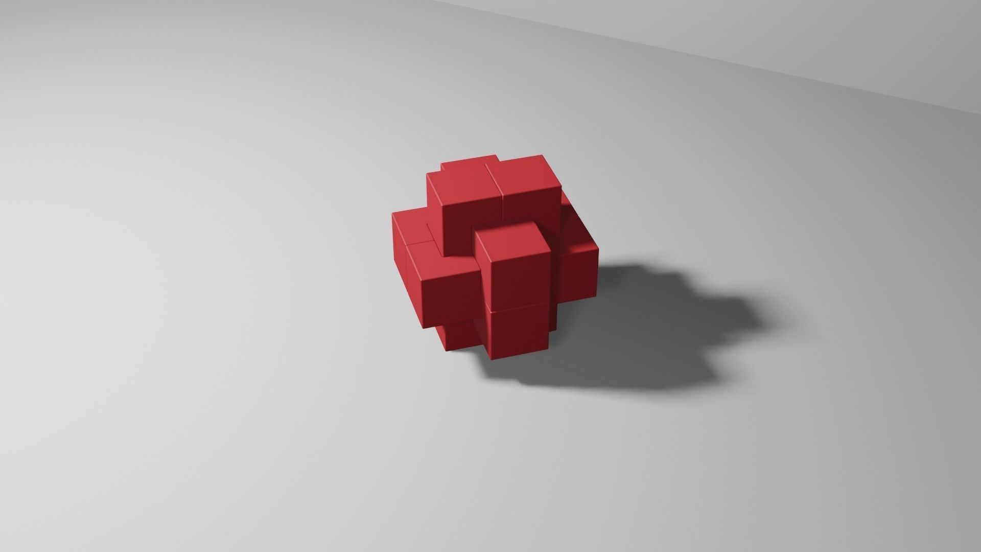 Logic 3D Burr Puzzle 3D print model_5