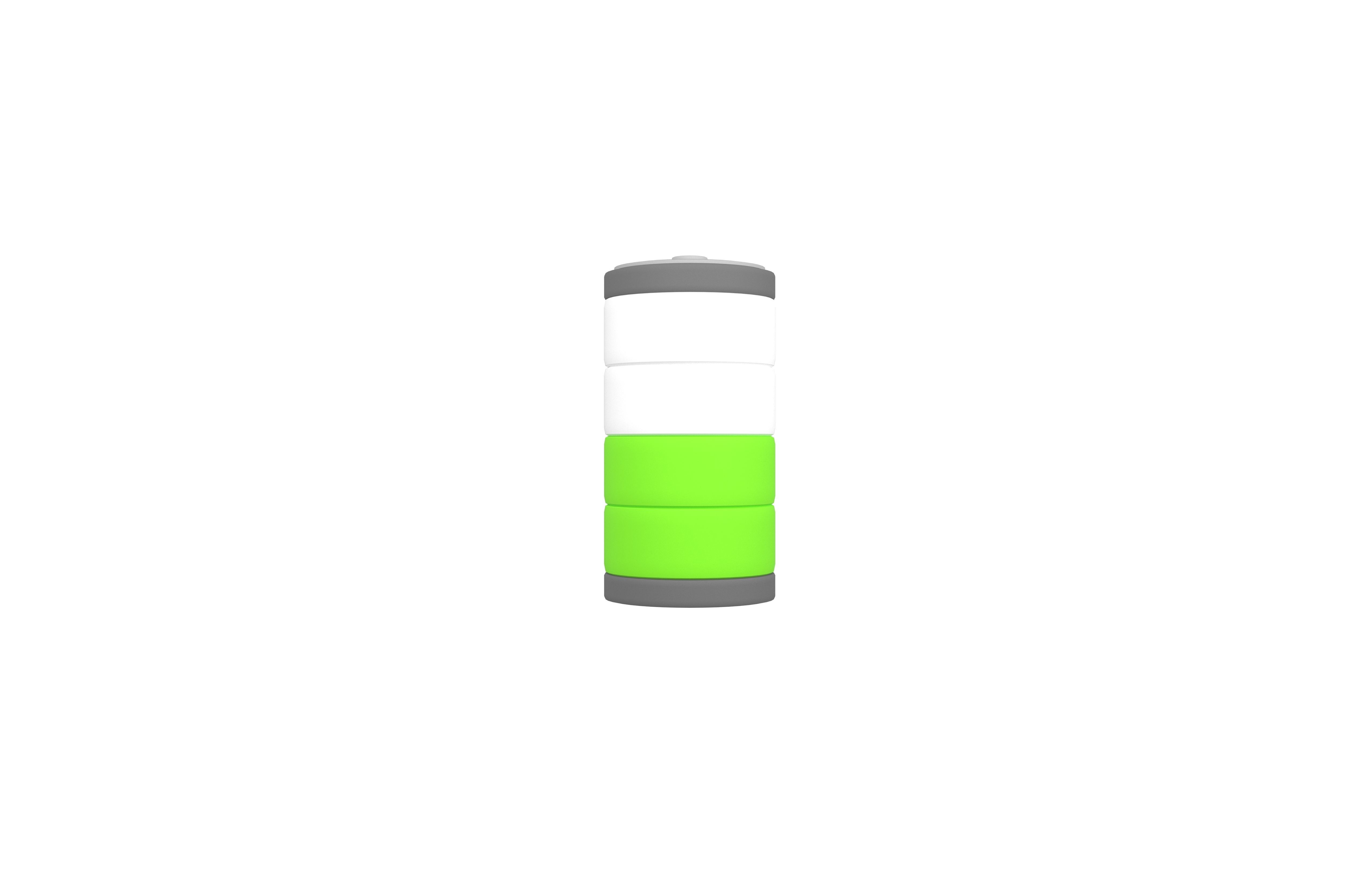 Battery Symbol v1 007 Low-poly 3D model_1