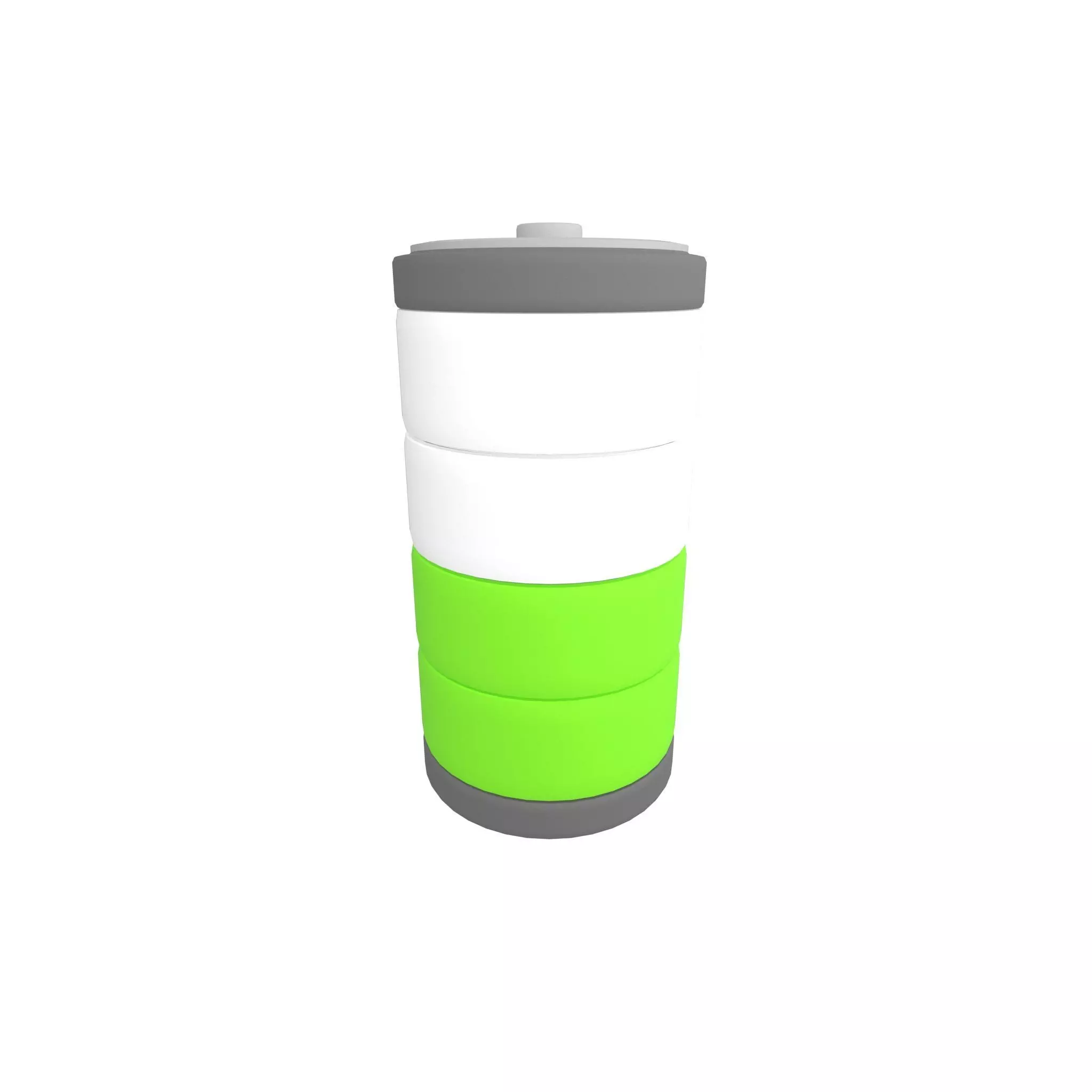 Battery Symbol v1 007 Low-poly 3D model_0
