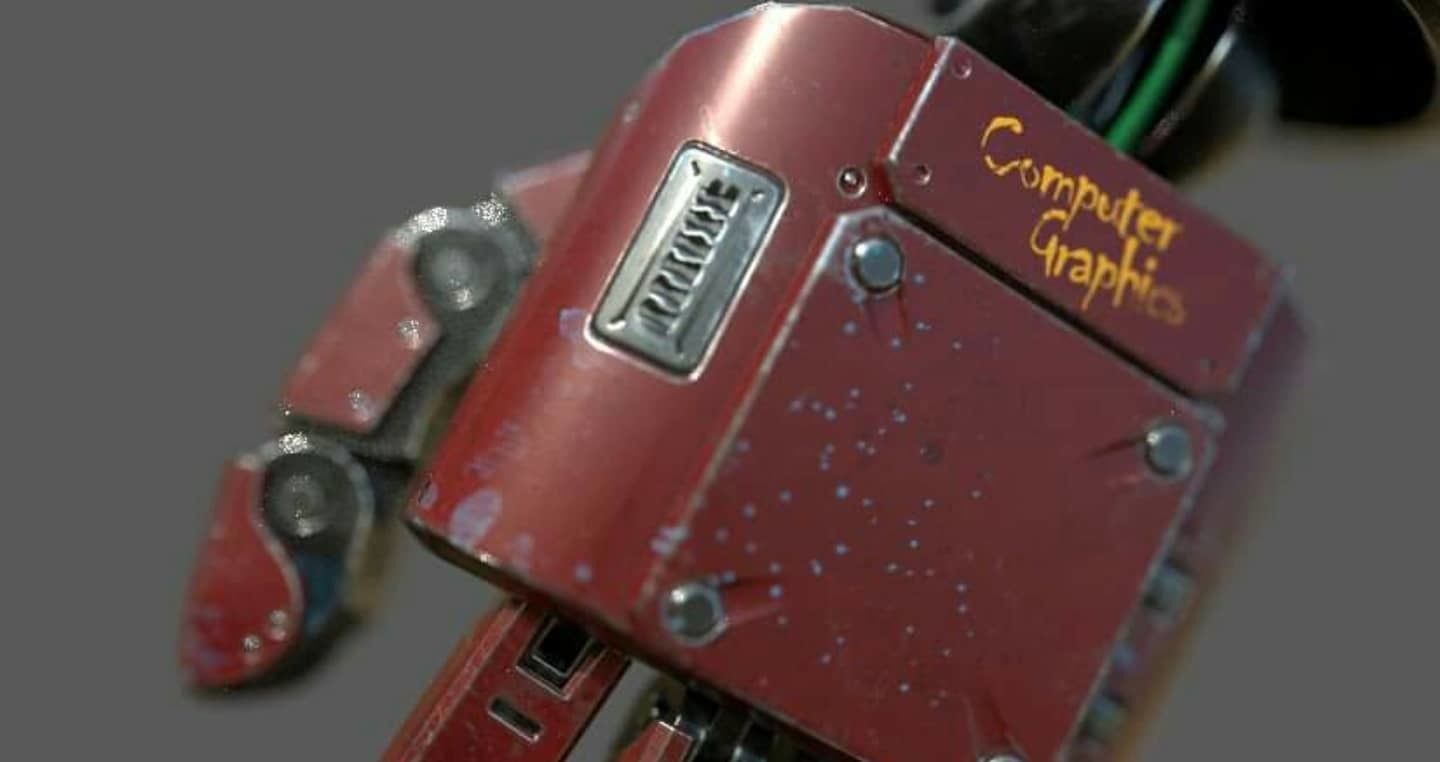 Robot Arm For Art 3D model_11