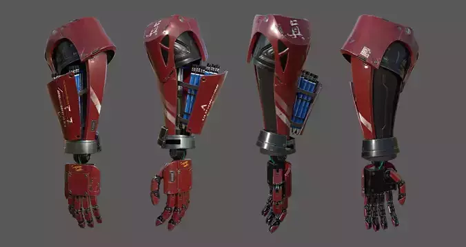 Robot Arm For Art 3D model