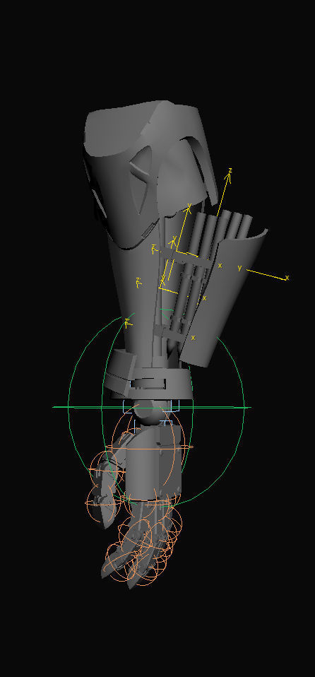 Robot Arm For Art 3D model_7