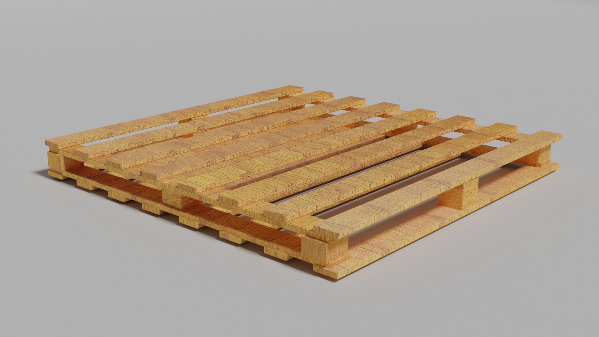 Pallet Crate 3D model_1