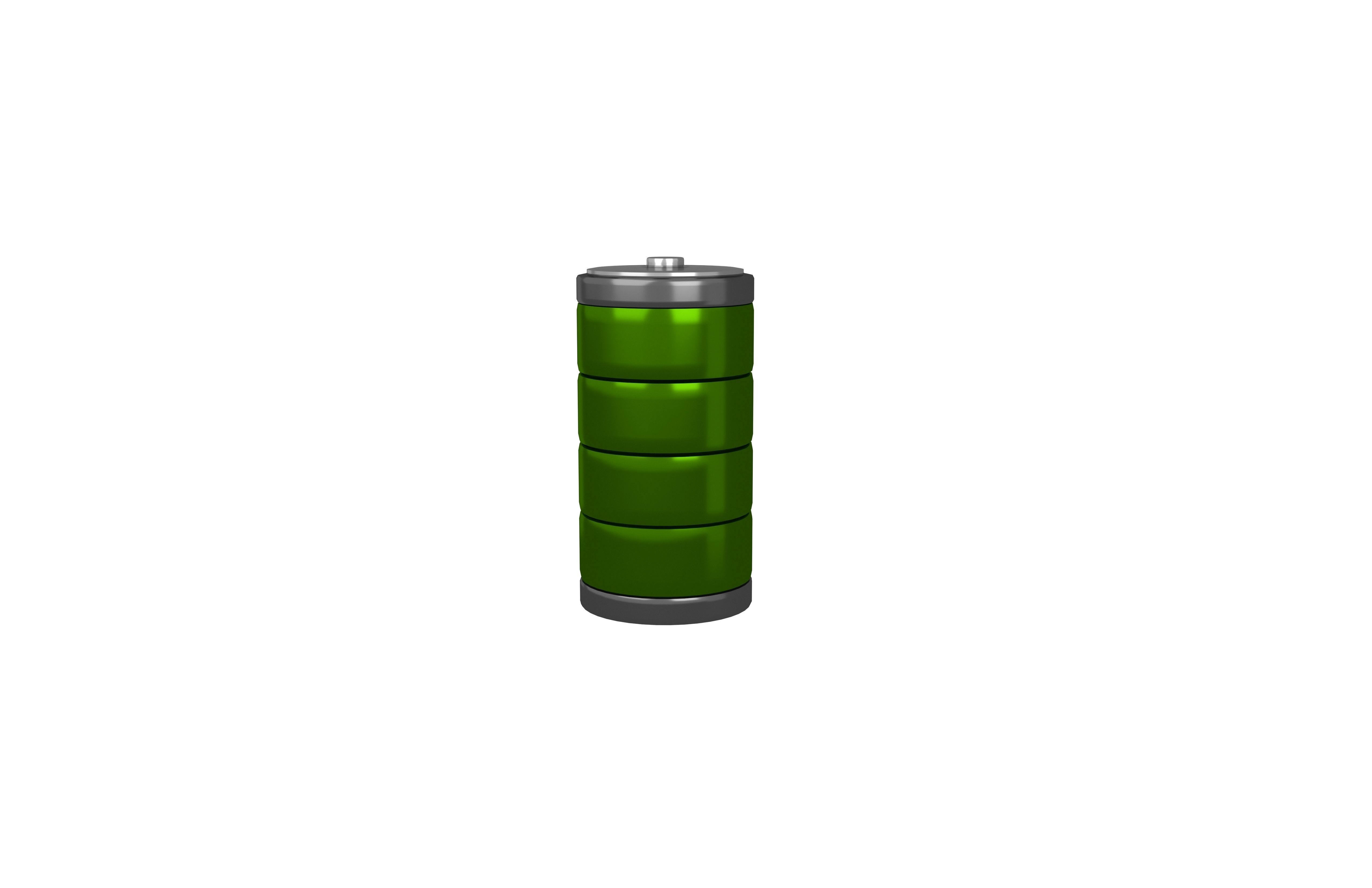 Battery Symbol v1 019 Low-poly 3D model_2