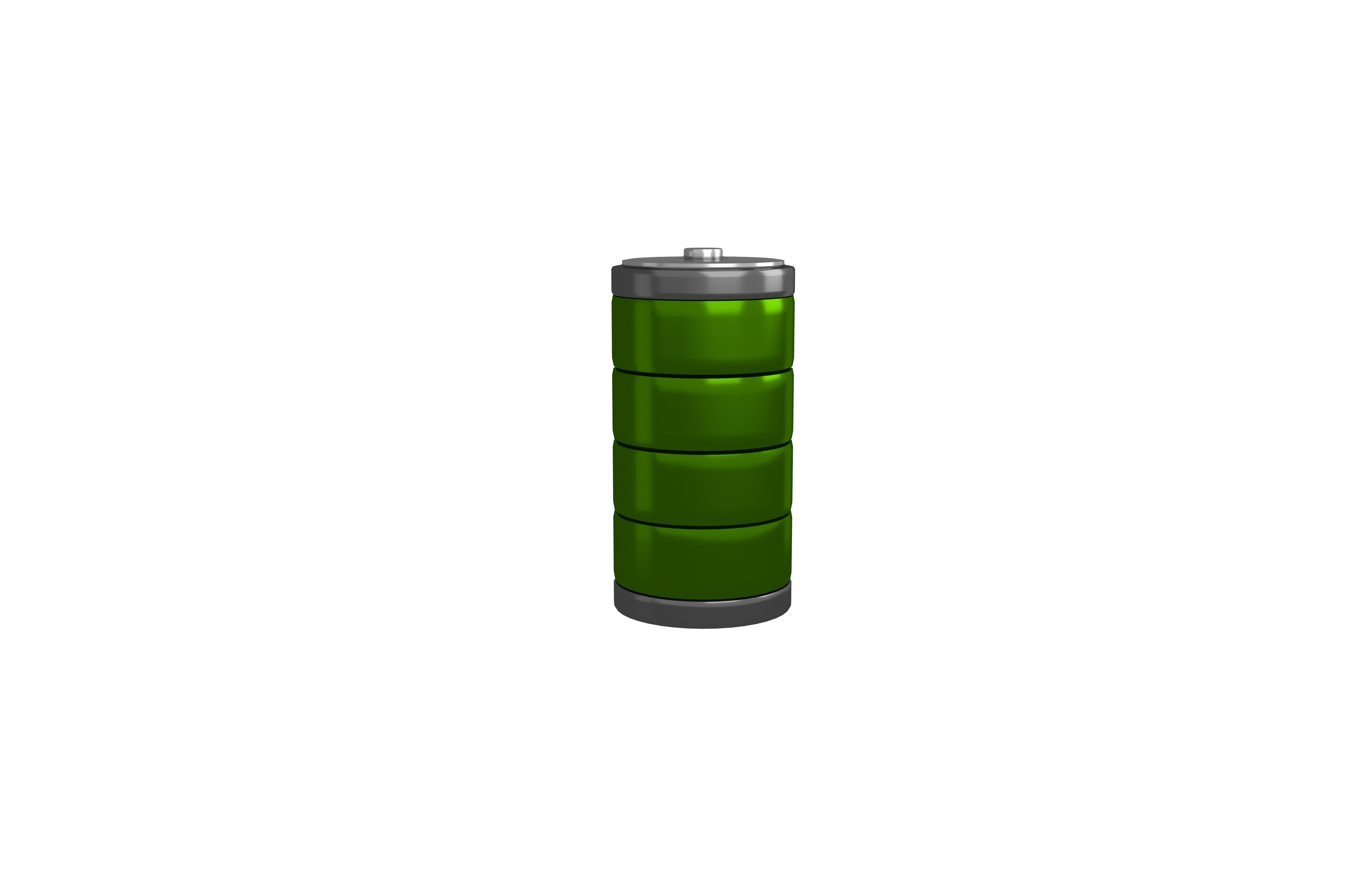Battery Symbol v1 019 Low-poly 3D model_3