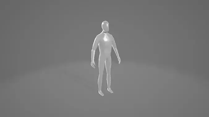 Low Poly Man human