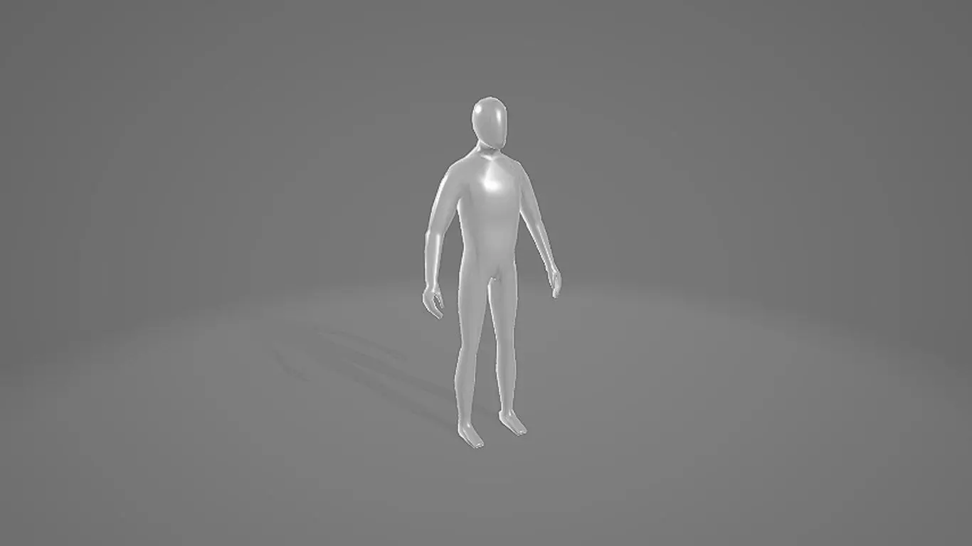 Low Poly Man human Free 3D model