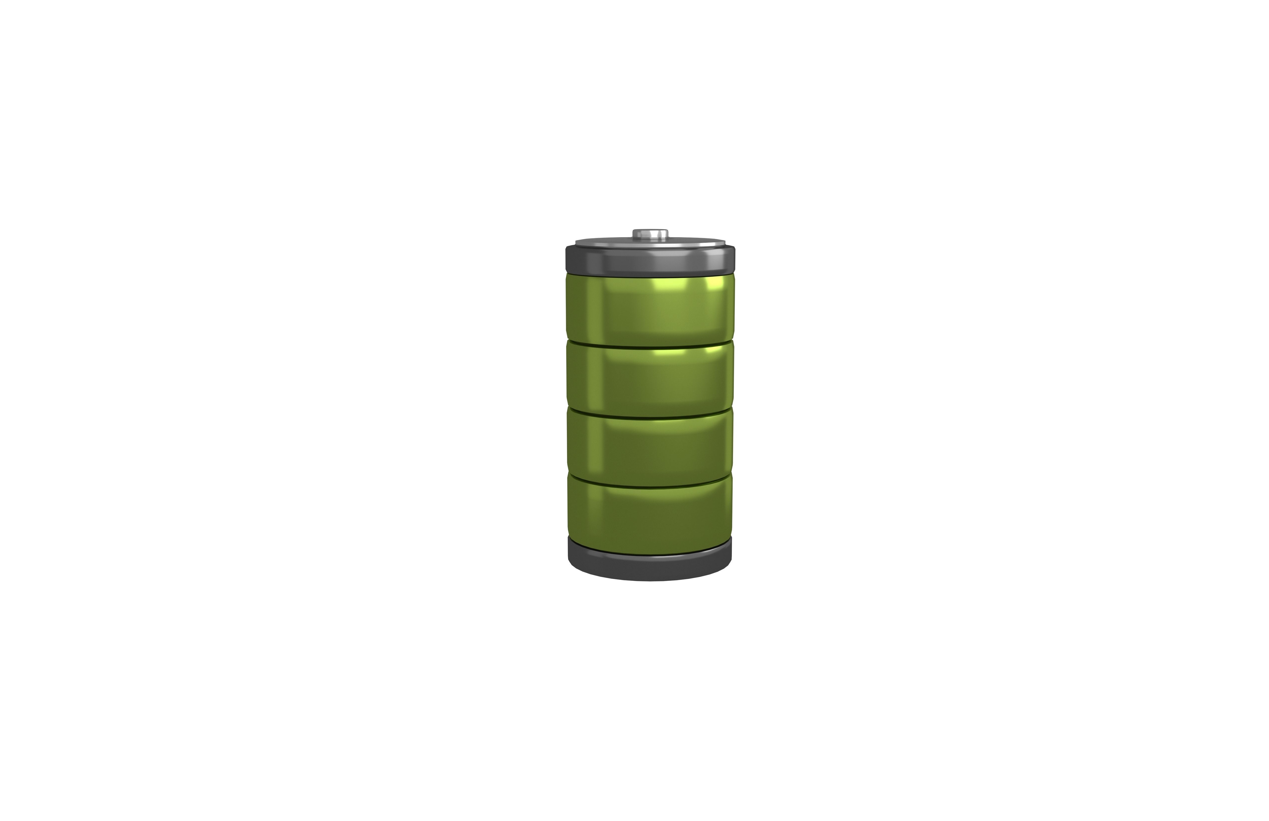 Battery Symbol v1 020 Low-poly 3D model_1