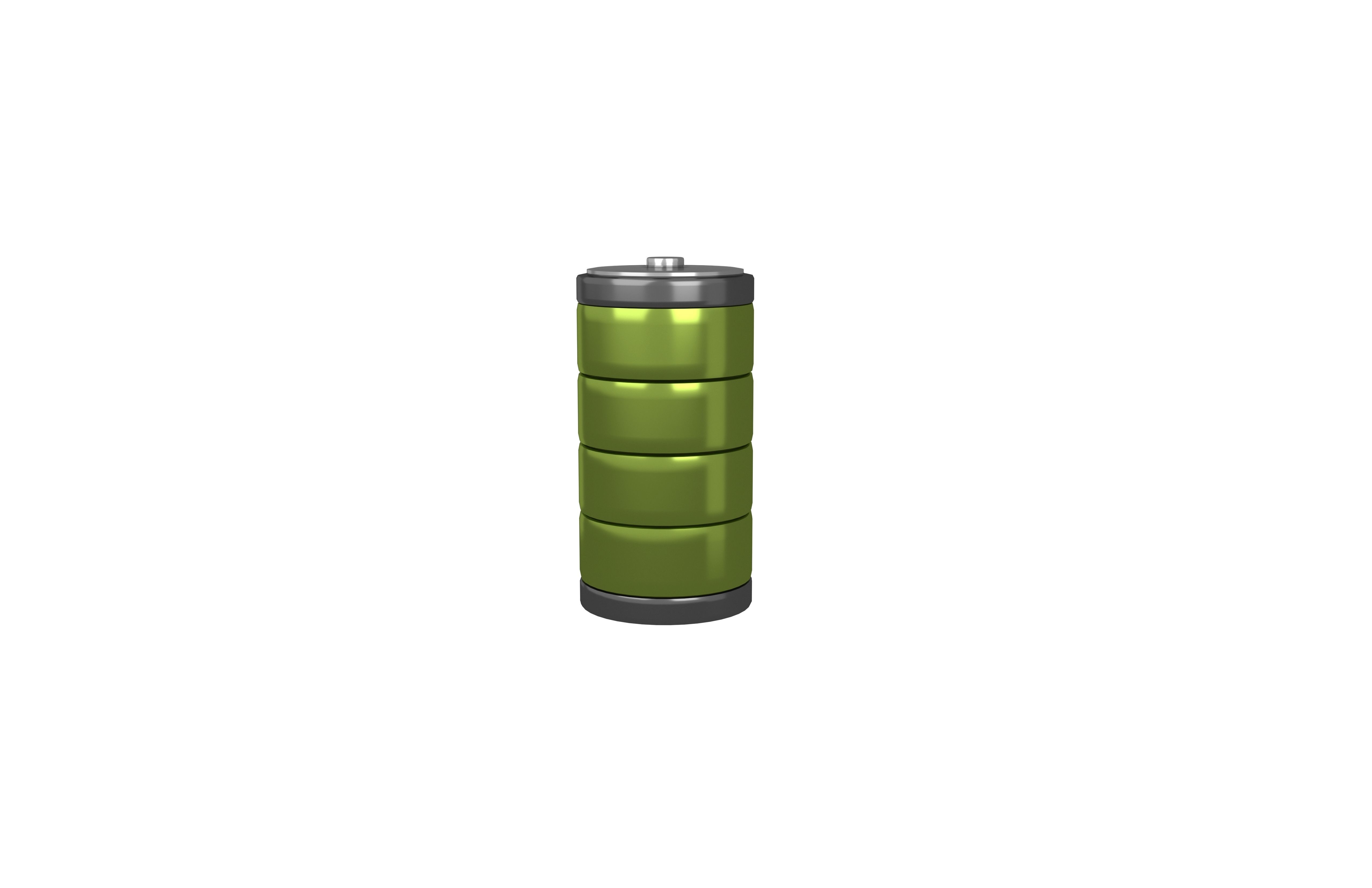 Battery Symbol v1 020 Low-poly 3D model_2