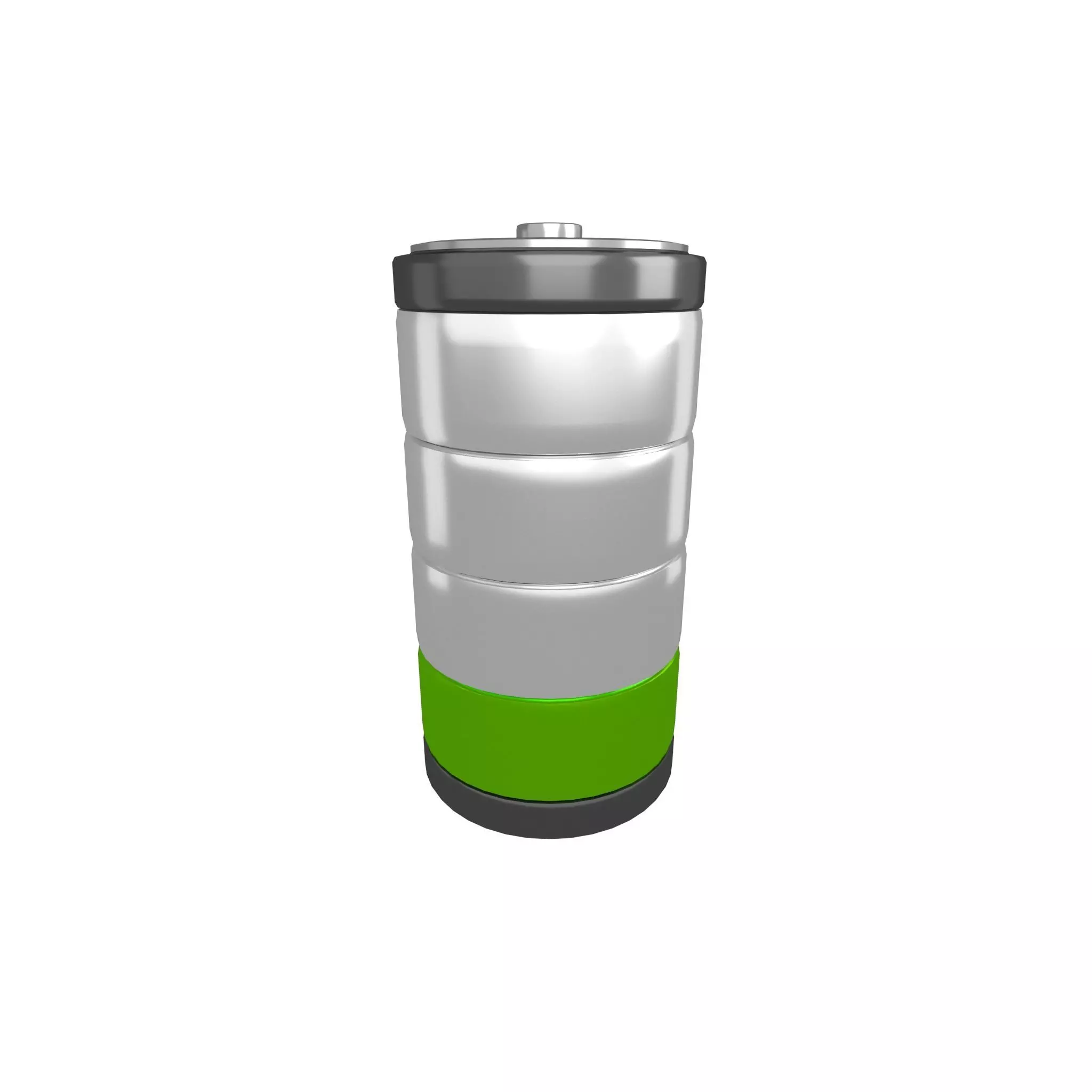 Battery Symbol v1 024 Low-poly 3D model_0
