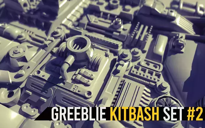 Greeblie Kitbash Set 2