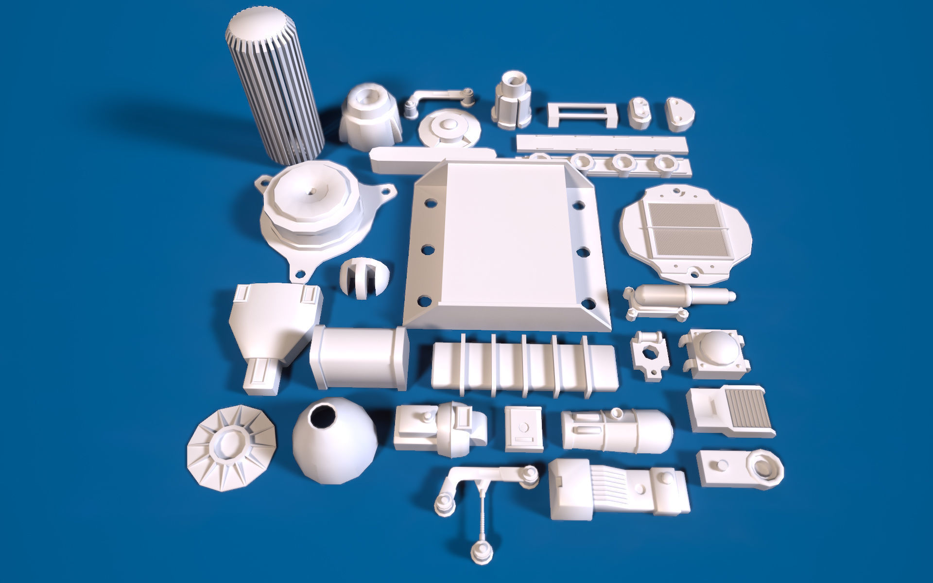 Greeblie Kitbash Set 2 3D model_2