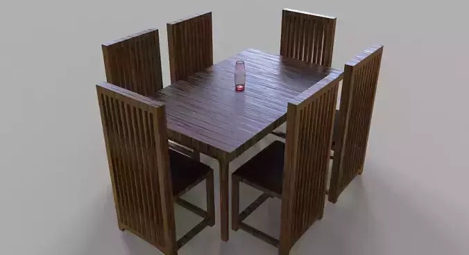 Dining table 3D model