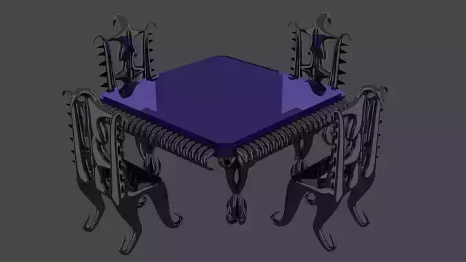 Evil dining table