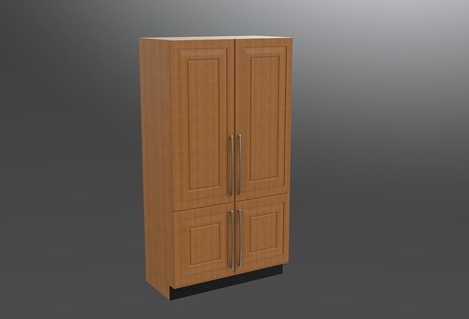 Kitchen Cupboard -Tall Unit Free low-poly 3D model