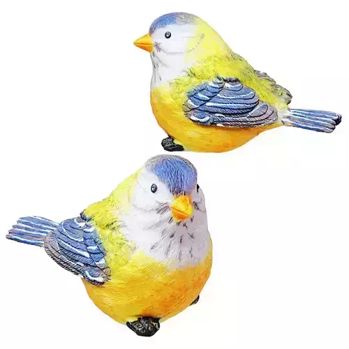 Figurine Yellow bird 02