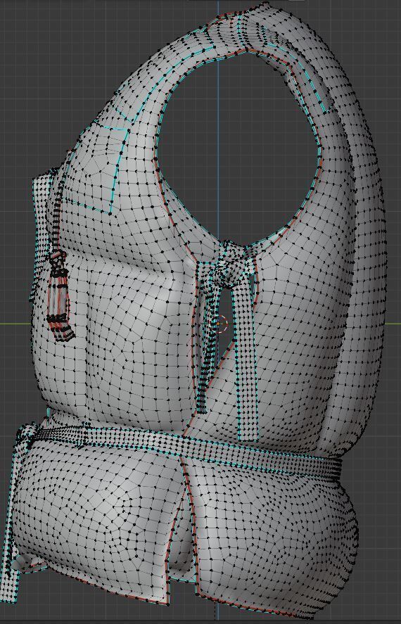 Life Jacket 3D model_11