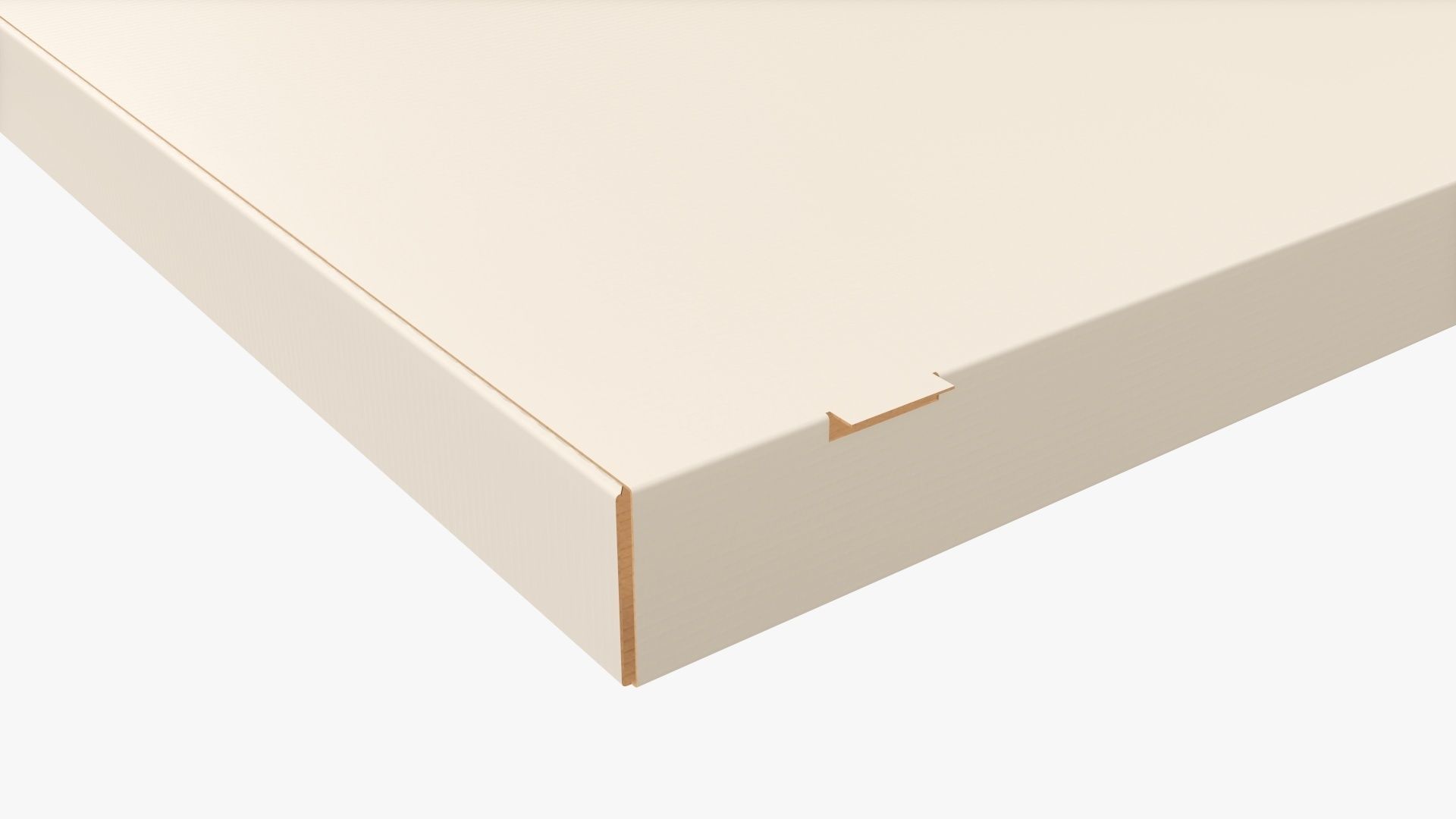 Small pizza cardboard box closed 3D model_5