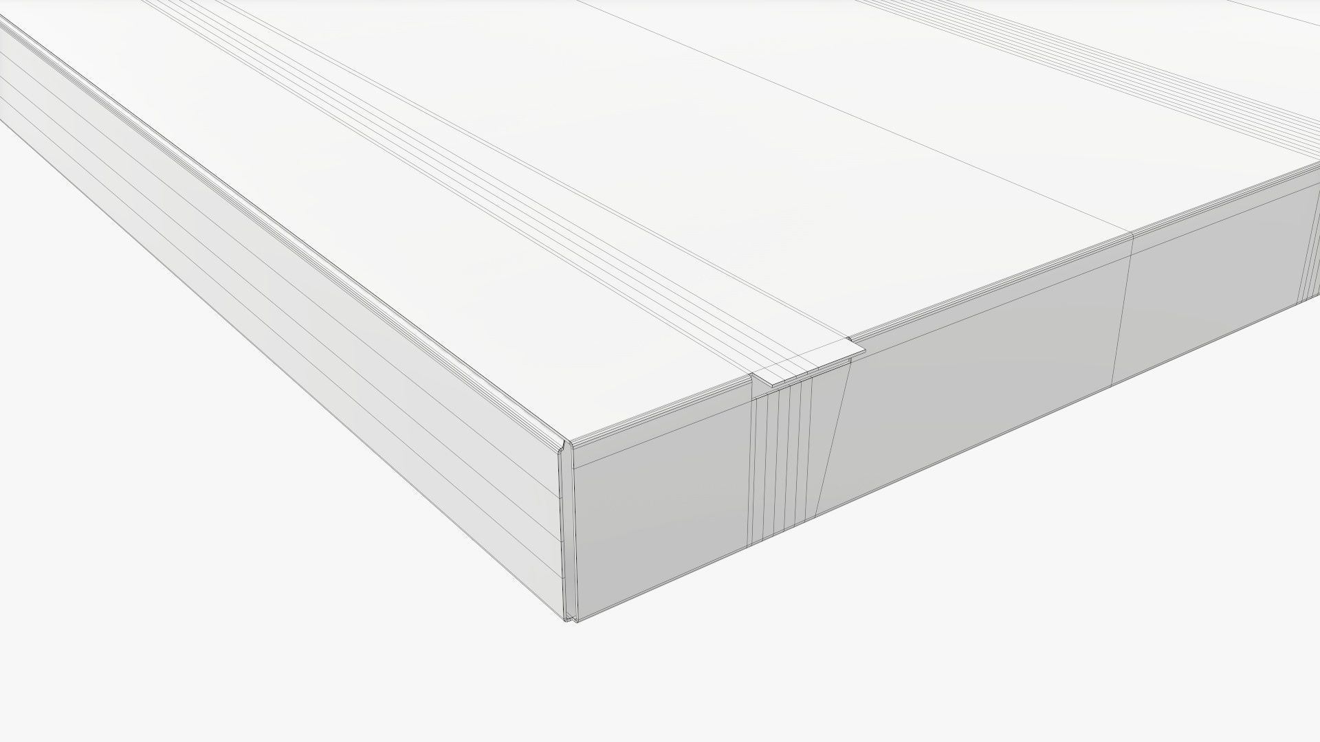 Small pizza cardboard box closed 3D model_10