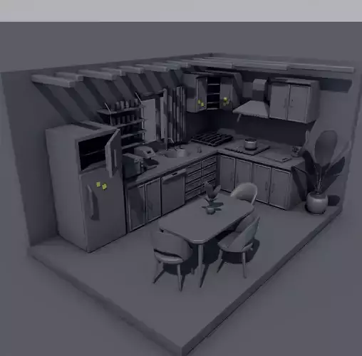 Kitchen Interior Consept Set vol1