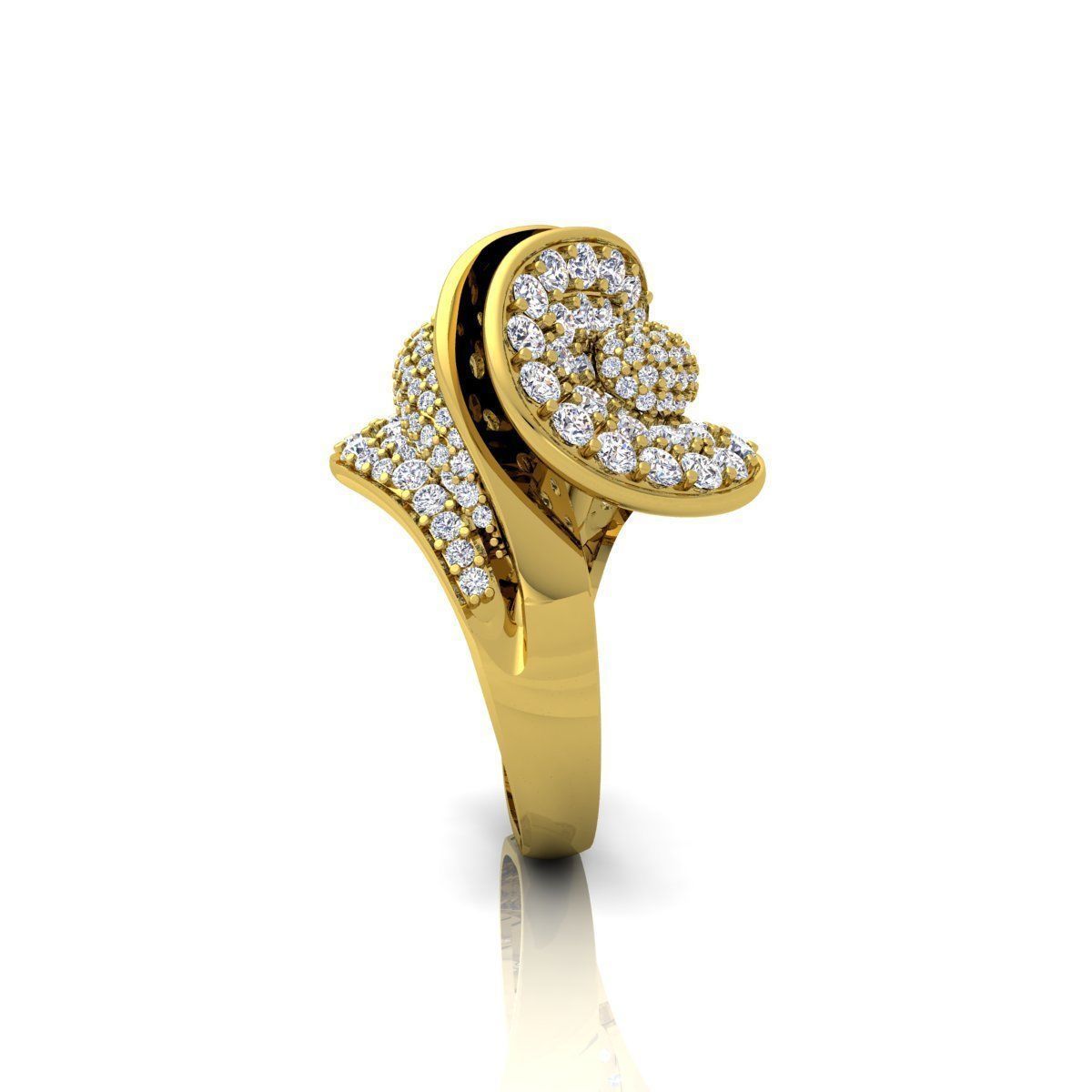 Fancy Look Design Ring 3D print model_7