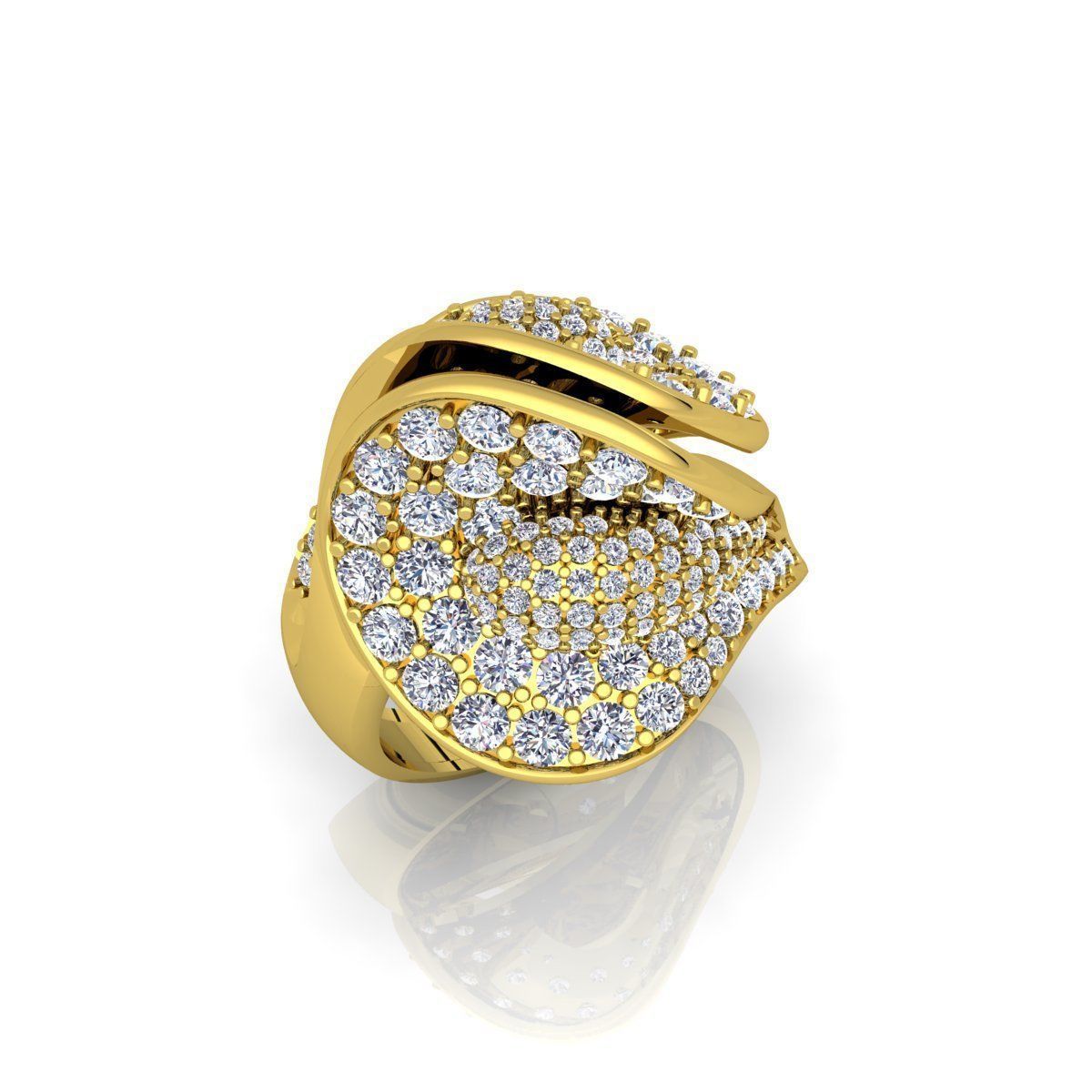 Fancy Look Design Ring 3D print model_1