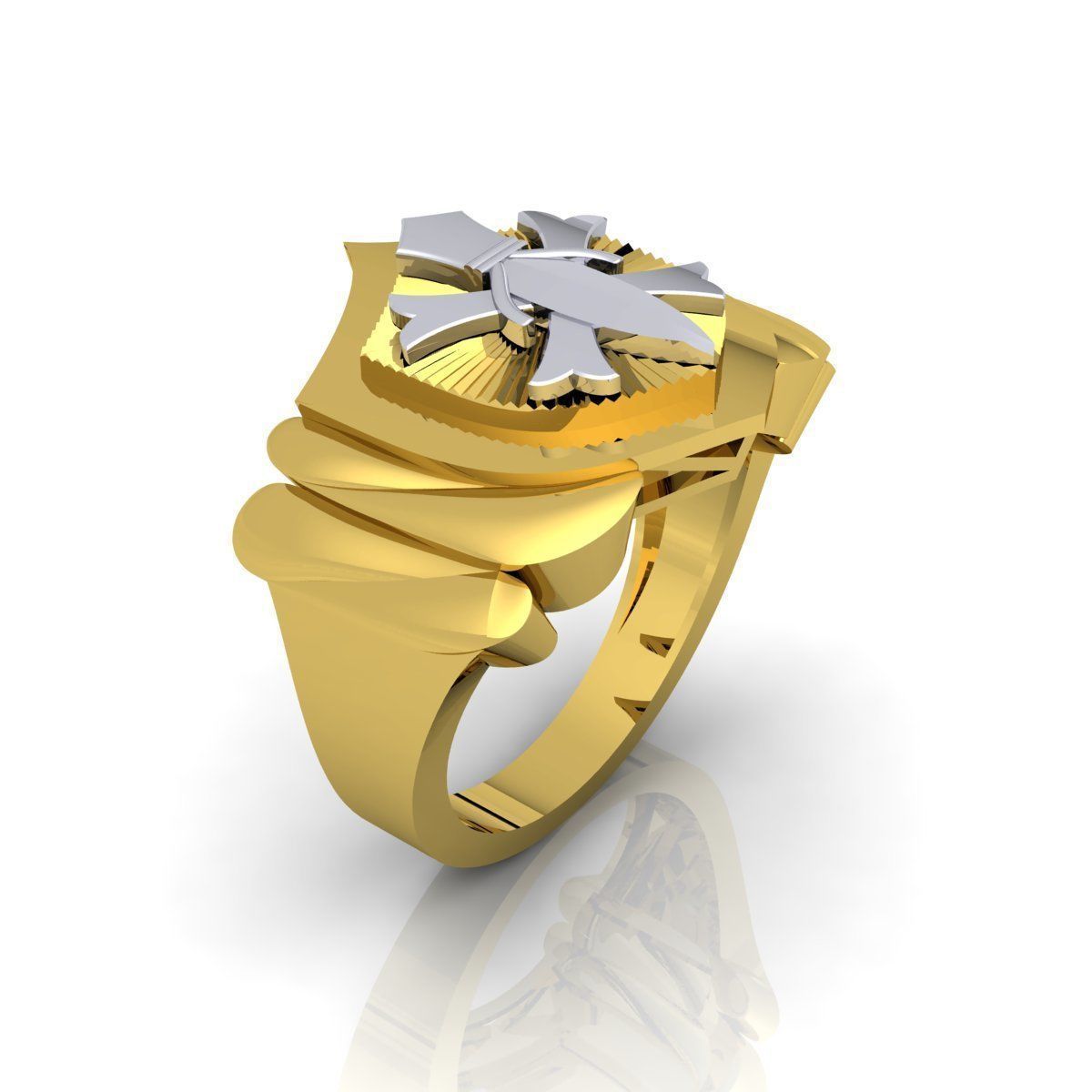 Mens Ring 3D print model_2