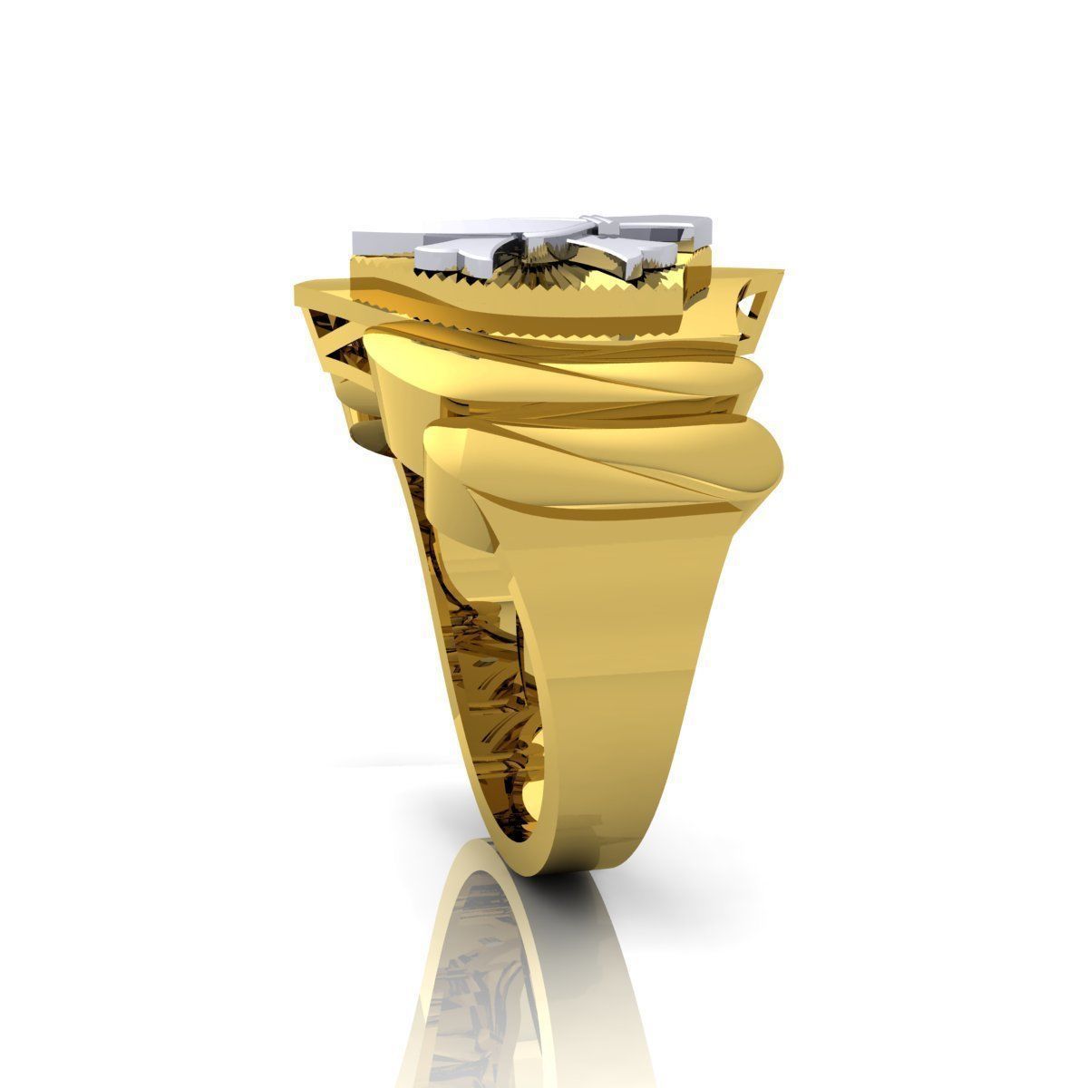 Mens Ring 3D print model_10