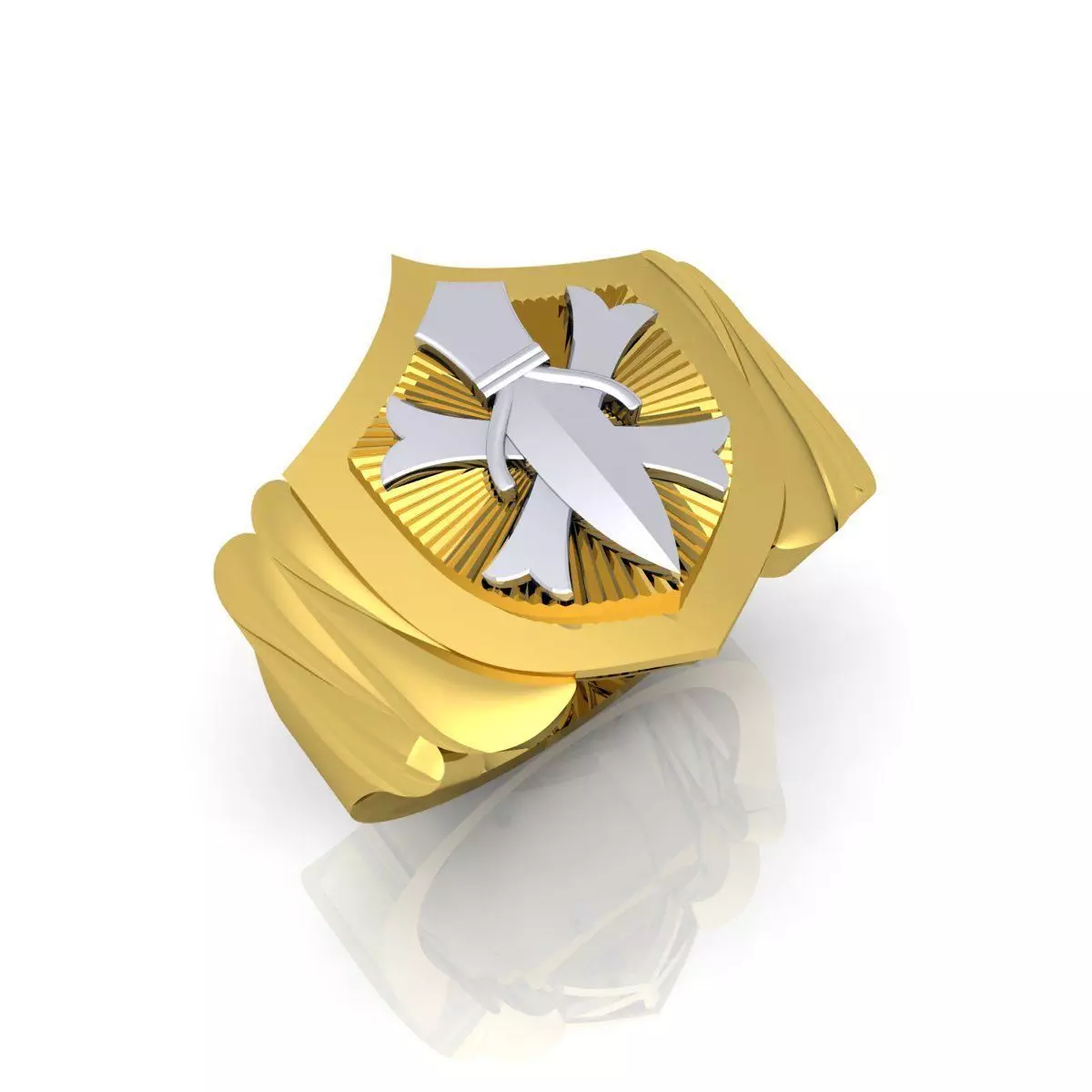 Mens Ring 3D print model_0
