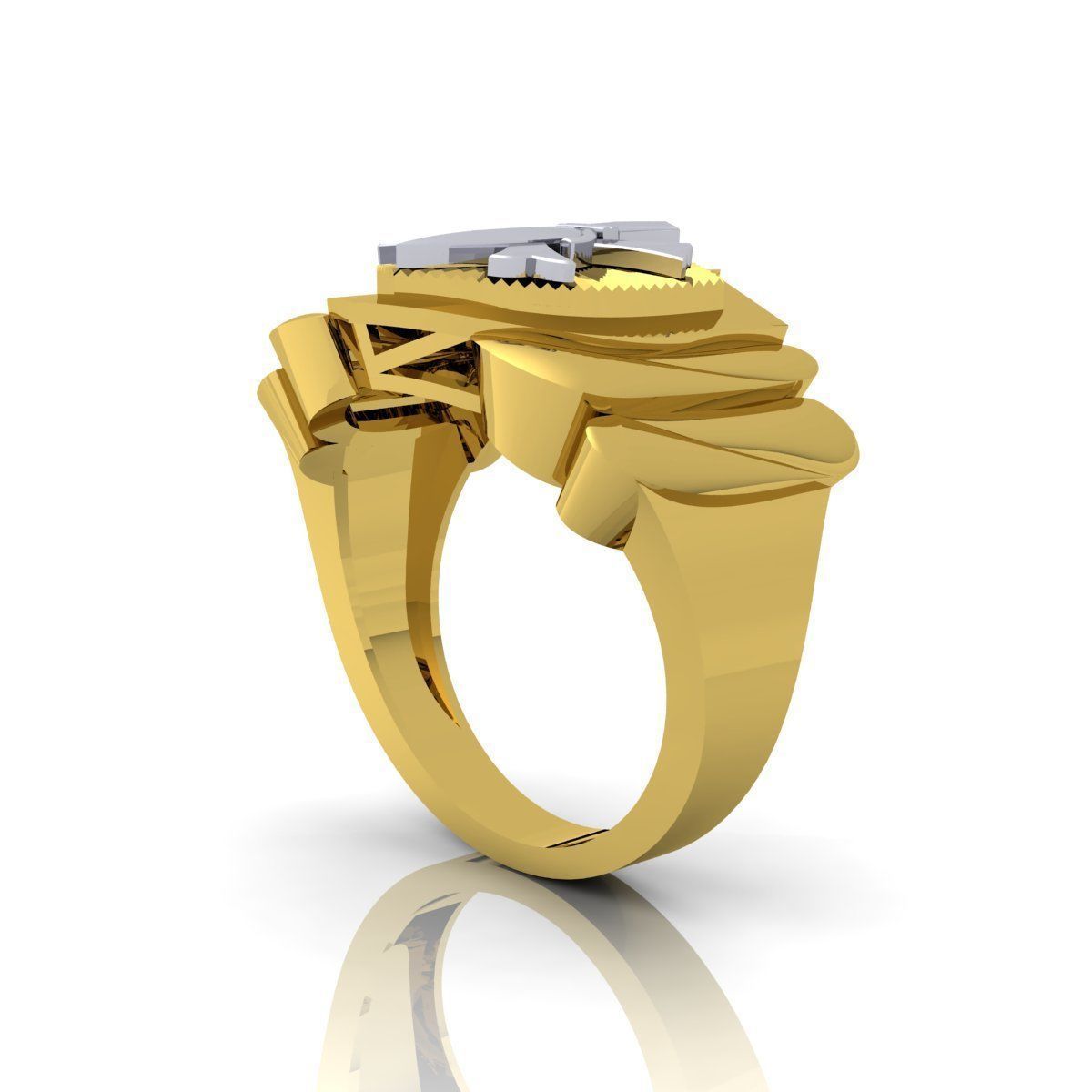 Mens Ring 3D print model_3