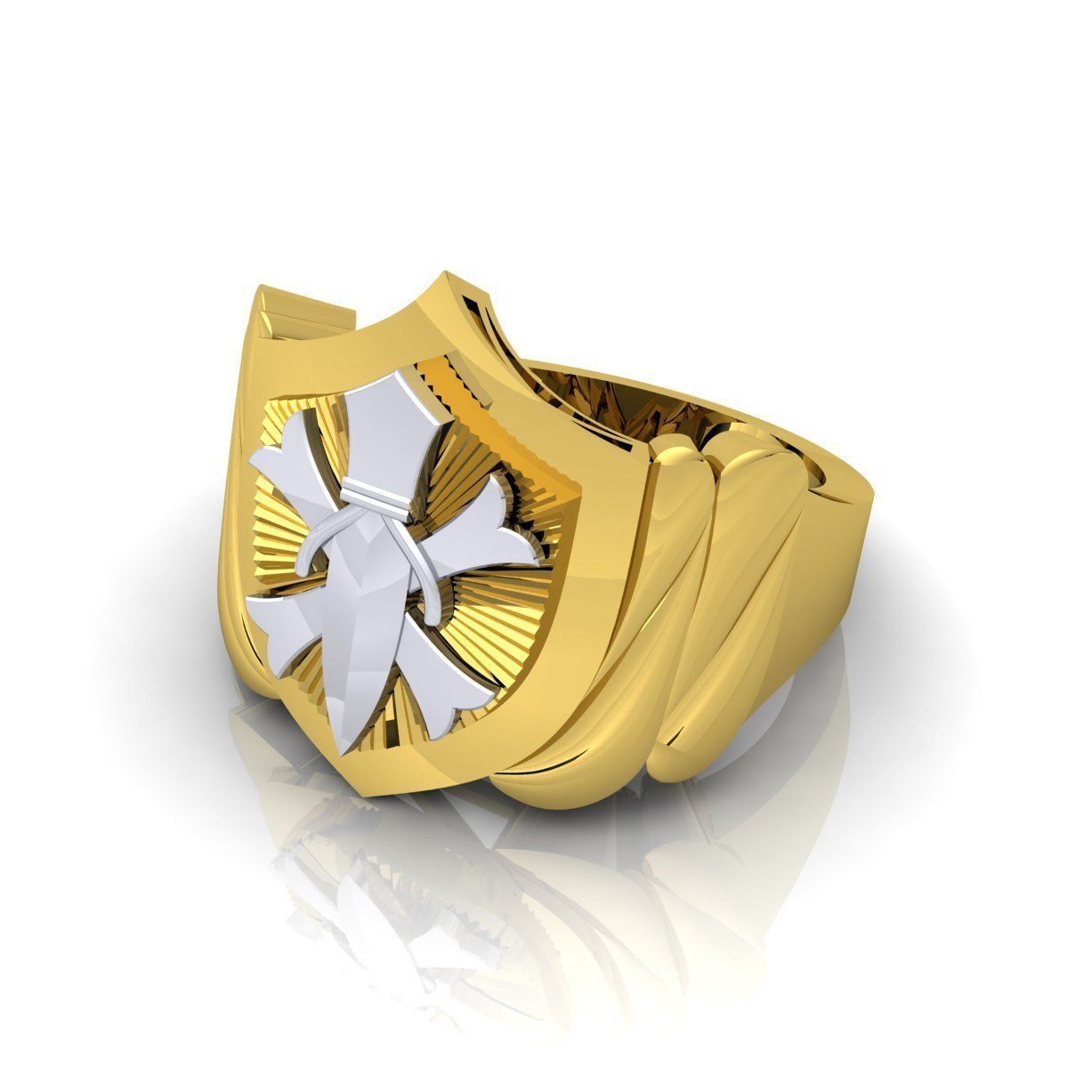 Mens Ring 3D print model_12