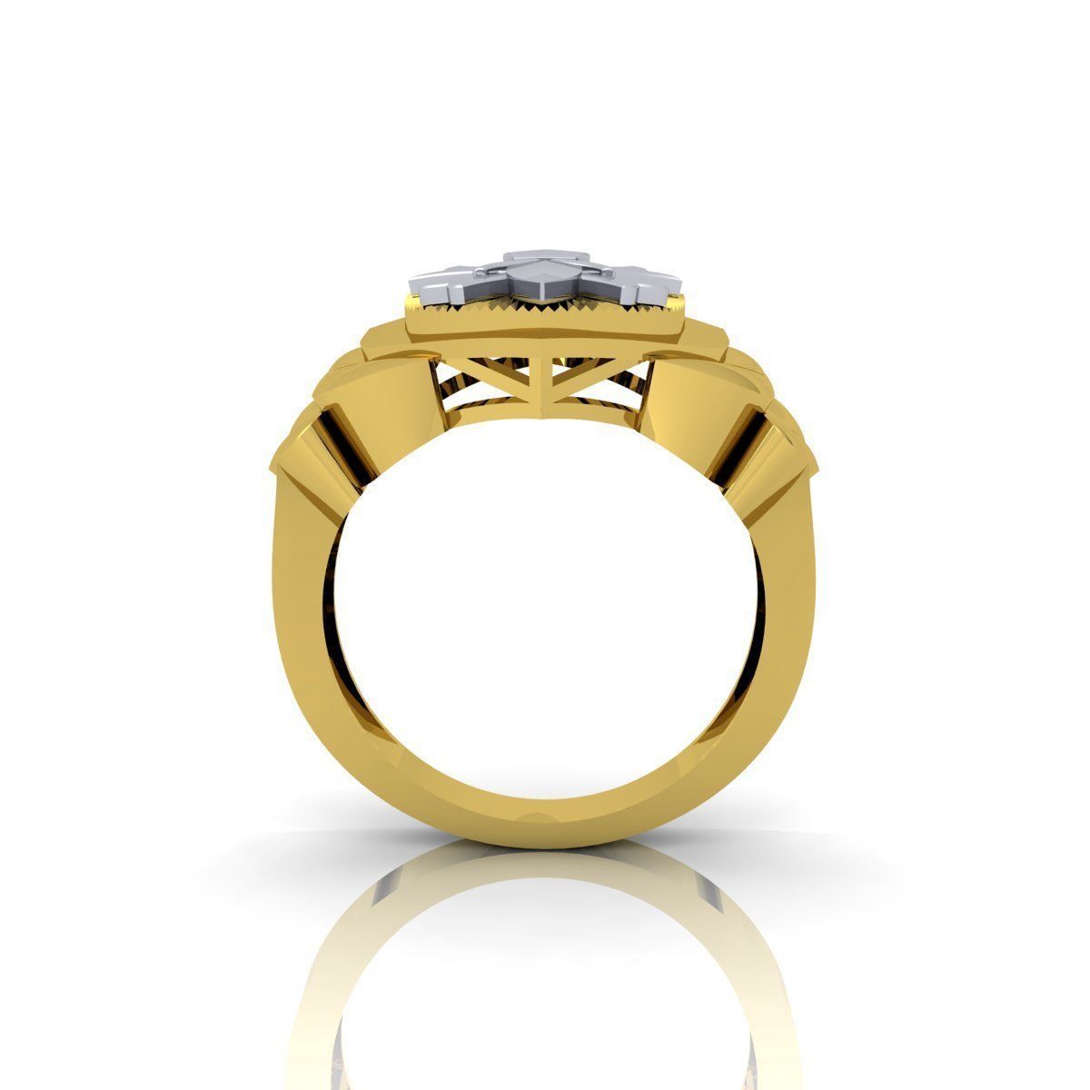 Mens Ring 3D print model_7