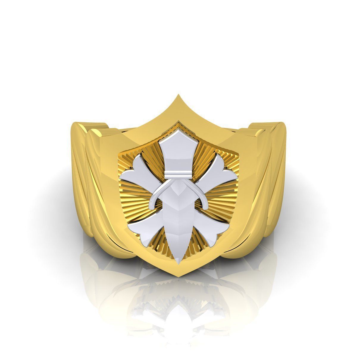 Mens Ring 3D print model_1