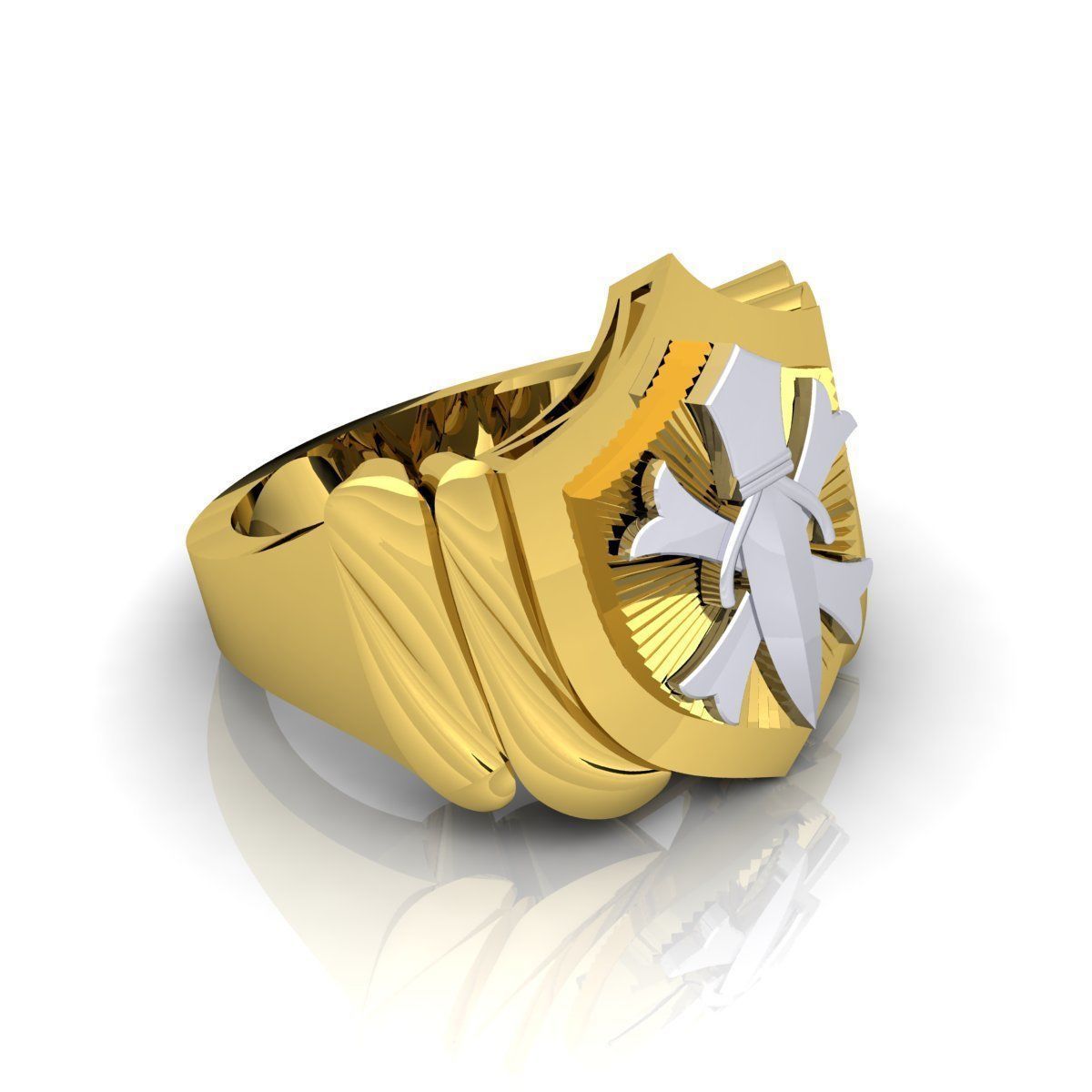 Mens Ring 3D print model_5