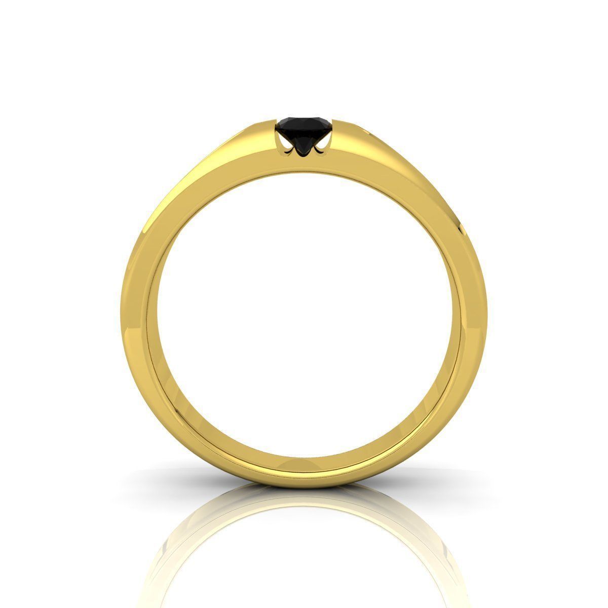 Black Center Ring 3D print model_6