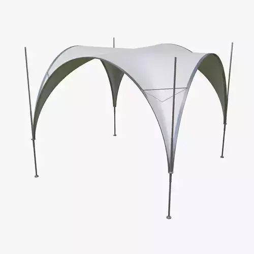 Event Tent square 3D model