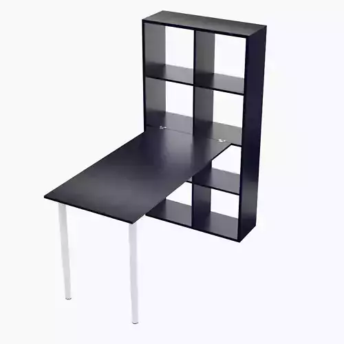 Ikea KALLAX rack table 3D model