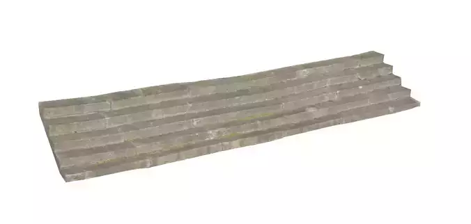 Staircase stone wall