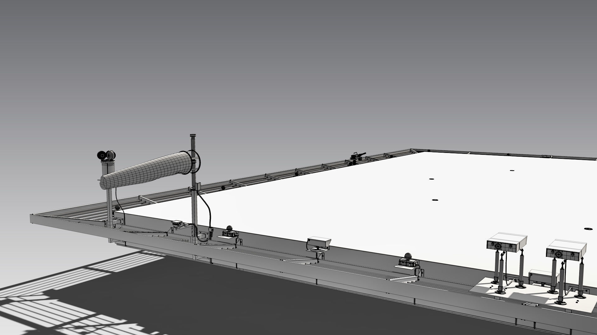 Square Heliport 3D model_15