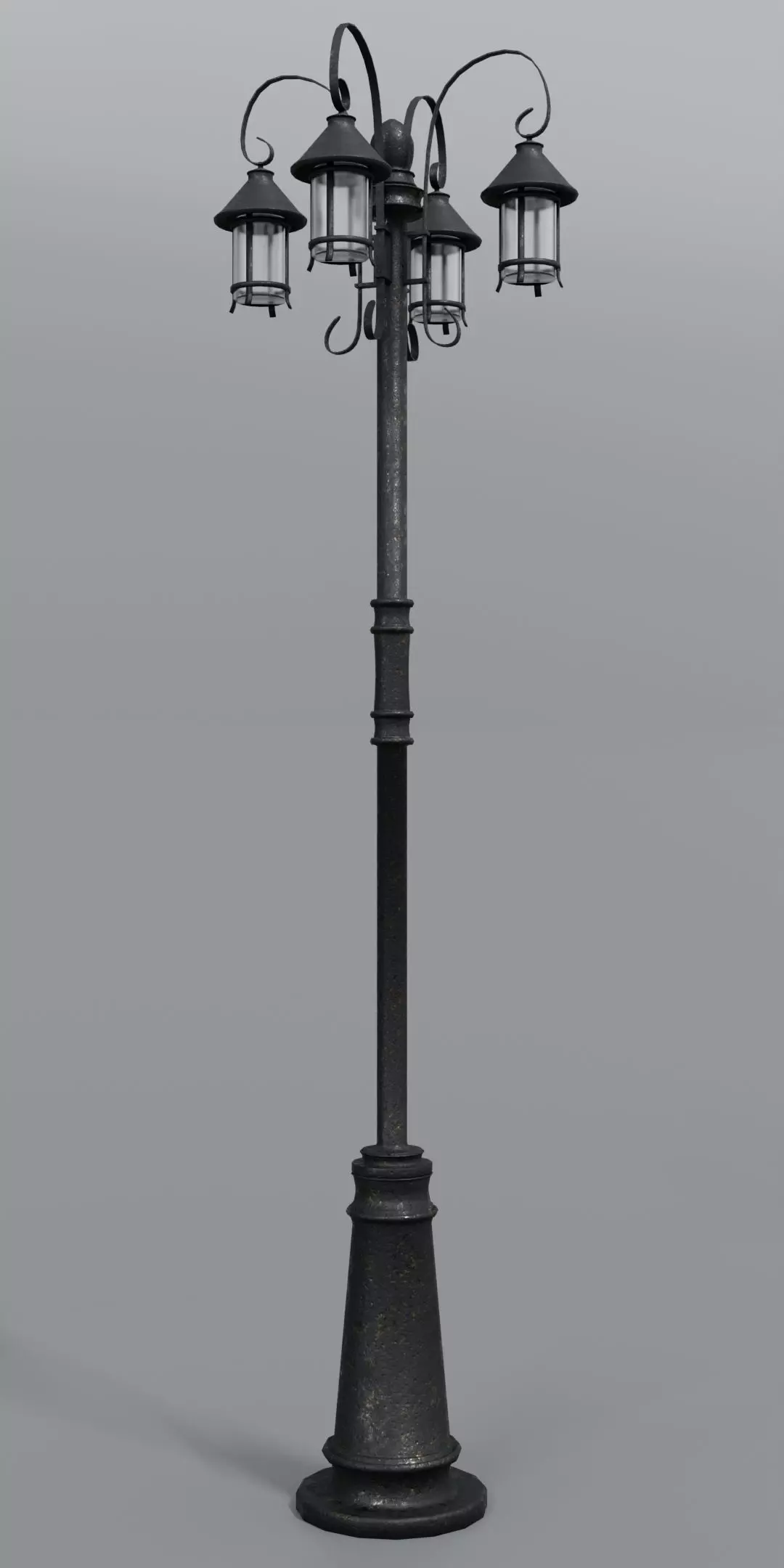 Street light Low-poly 3D model Low-poly 3D model_0