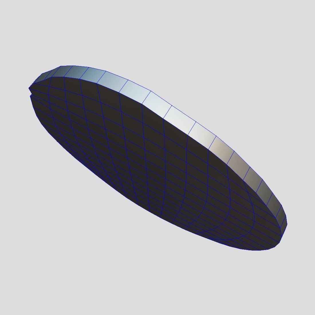 Gold Coin 4 Low-poly 3D model_7