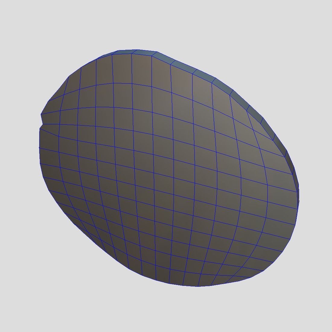 Gold Coin 4 Low-poly 3D model_5